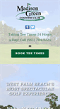 Mobile Screenshot of madisongreengolf.com